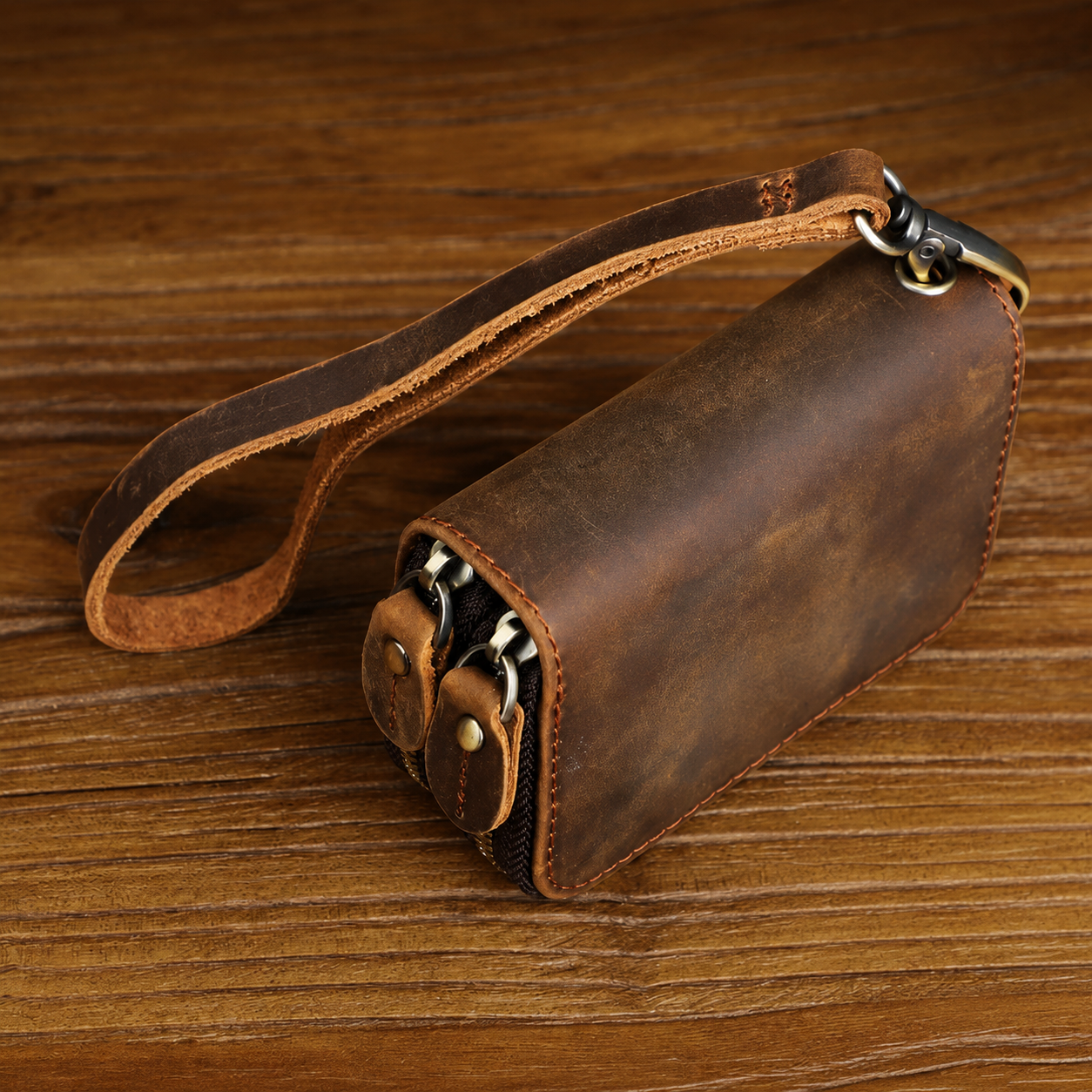 Handcrafted Leather Key Wallet
